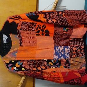 reversible tunic top  one of a kind!
